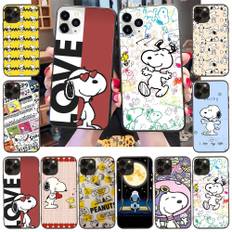 Case for Xiaomi Poco X6 X4 M5 M6 F5 F6 C65 C55 C50 C51 C40 Redmi Note 7 8 14C A3X 13C 12C 11 10A 9C Pro Black Sofe Cover NI38 Funny Snoopy Redmi 13C 5G kamel