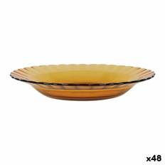 Djup tallrik Duralex Picardie Glas Ambra Ø 23 cm (48 antal)