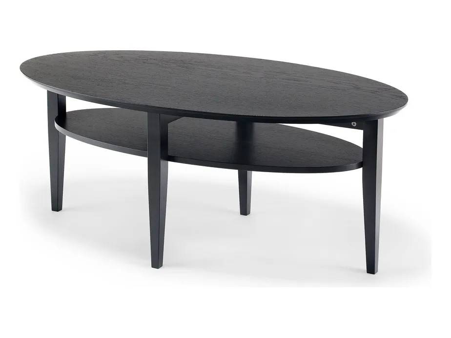Torkelson Tango sofabord Sortbejdset ask 130 x 70 cm