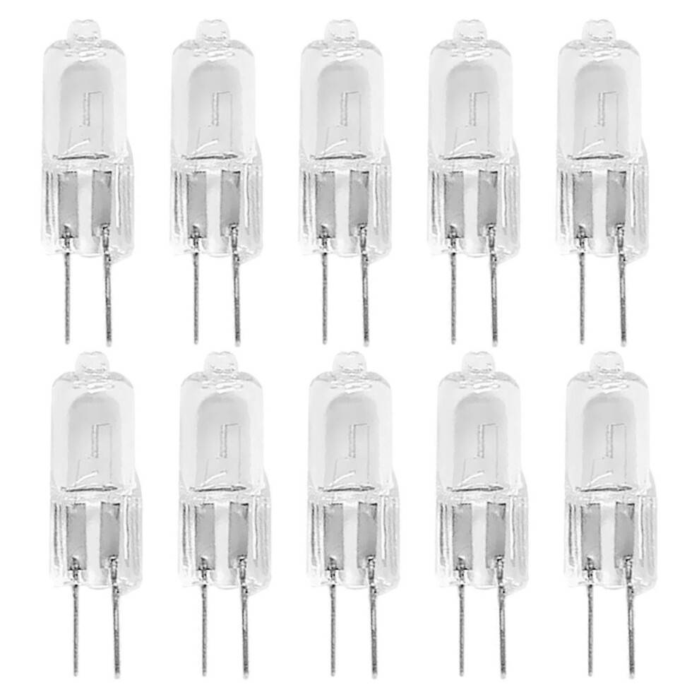 10 st G4 12V 20W halogenlampor glödlampor kapsel lång livslängd 2-stifts varmvita