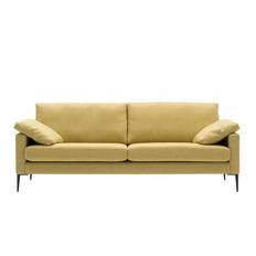 Nielaus Handy 3 pers. sofa - Richwool stof og sorte metalben