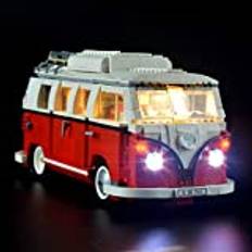 Ausomely LED-belysningsset för Lego 10220 Volkswagen T1 husbil också Lego 10220 Lego ljussats LED Lego-lampor byggstenar