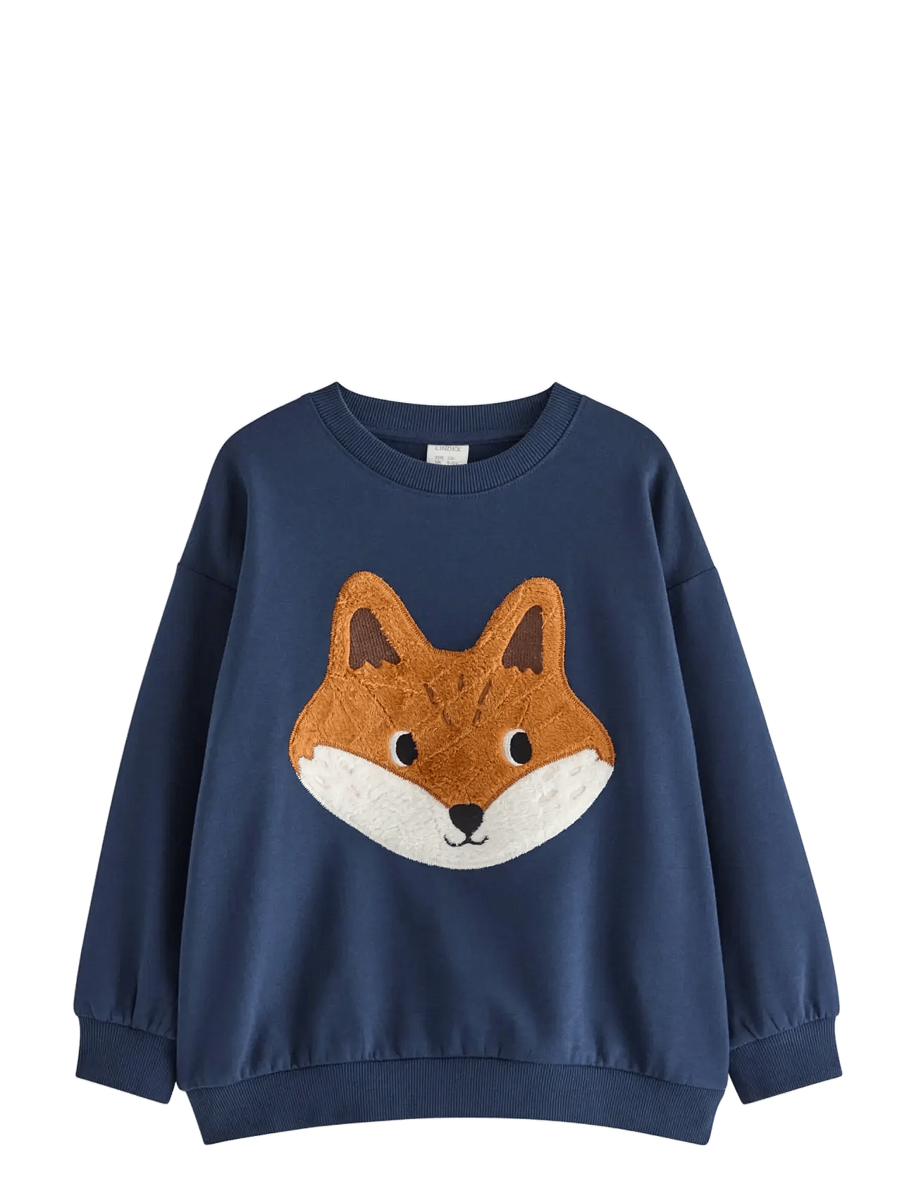 Lindex Sweatshirt With Brushed Inside - Navy - 104