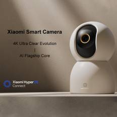 Xiaomi Smart Camera 4K 8MP AI Smart IP Camera Home Security Cam Monitor Night Vision Video 360 degrees EU Plug vit