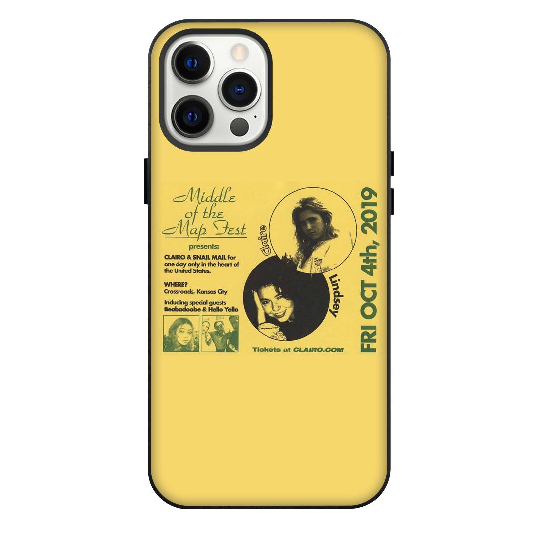 Clairo Phone Case For iPhone Samsung Galaxy Pixel OnePlus Vivo Xiaomi Asus Sony Motorola Nokia - Clairo Concert Ticket Poster.