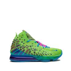 Nike - "Lebron 17 ""Mr. Swackhammer"" sneakers " - unisex - polyester/polyester/gummi - 16 - Grön