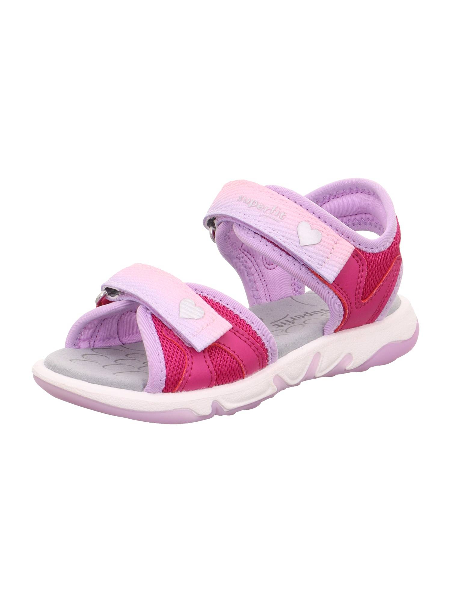 SUPERFIT Sandal 'PEBBLES' lavendel / rosa / magenta