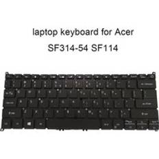 Ersättnings tangentbord sf114 bakgrundsbelyst tangentbord för acer swift 3 sf314 54 sf314 54g us english ru ryska bärbara reservdelar bäst säljer - Sf314-54 ryska