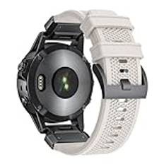 AISPORTS Kompatibel med Garmin Quatix 7 Pro/7/6/5 fluorormubber, 22 mm snabbpassande klockarmband ersättningsrem för Garmin MARQ Commander/Adventurer/Athlete/Driver/Golfer/Aviator