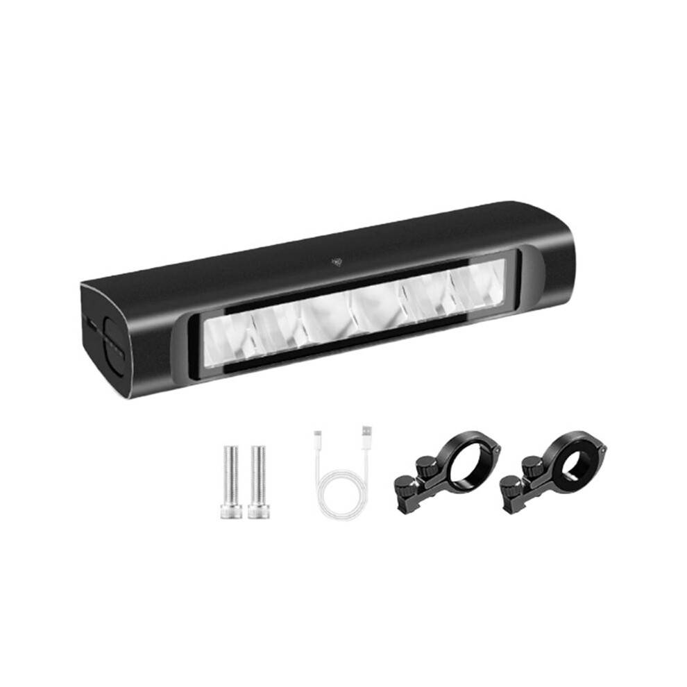 Bright Bike Headlight Anti Glare High Lumen Bicycle Front Light for Road Mountain Bike USB Rechargeable Aluminum Alloy