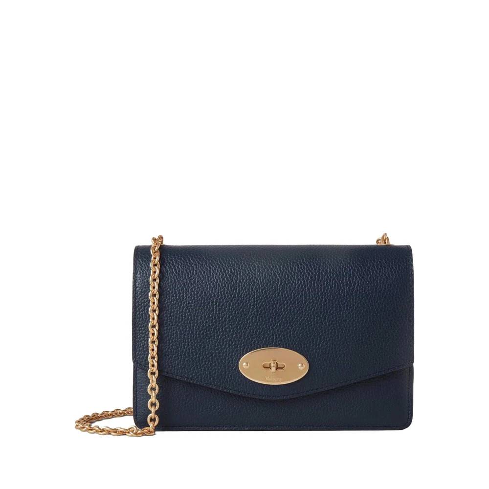 Mulberry Small Darley - Tasker - Dame - Blå - ONE SIZE - Uld