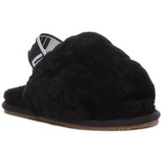 Ugg Australia Fluff Yeah Slides In Black For Infants - 6 UK - 23.5 EU - 7 US / Black