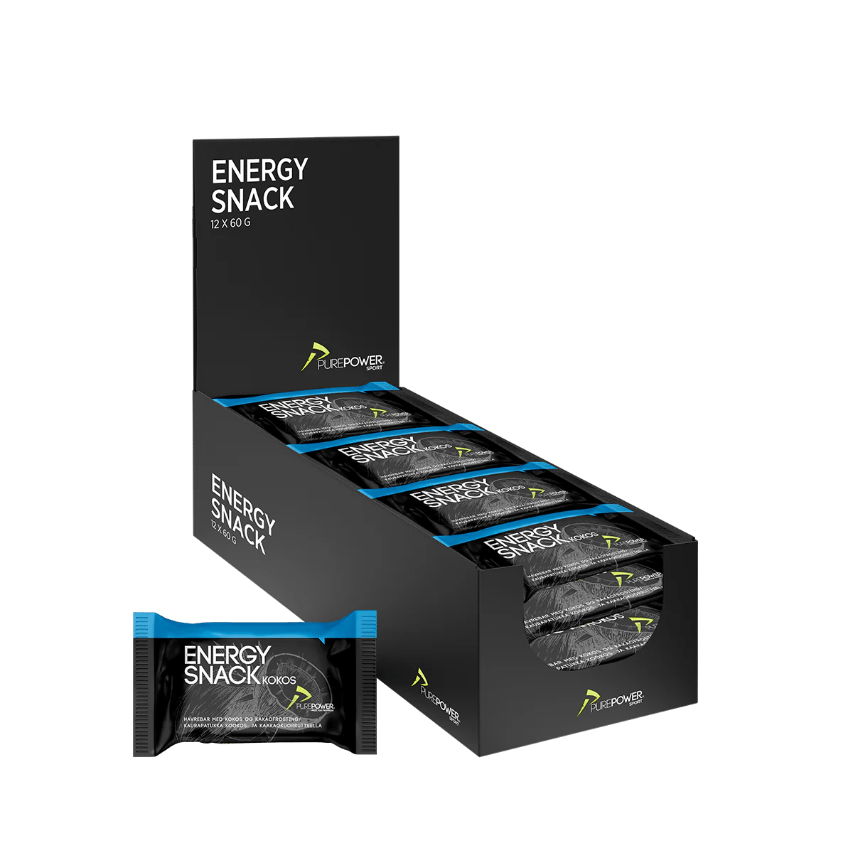 PurePower Energy Snack Kokos (12x60 g)