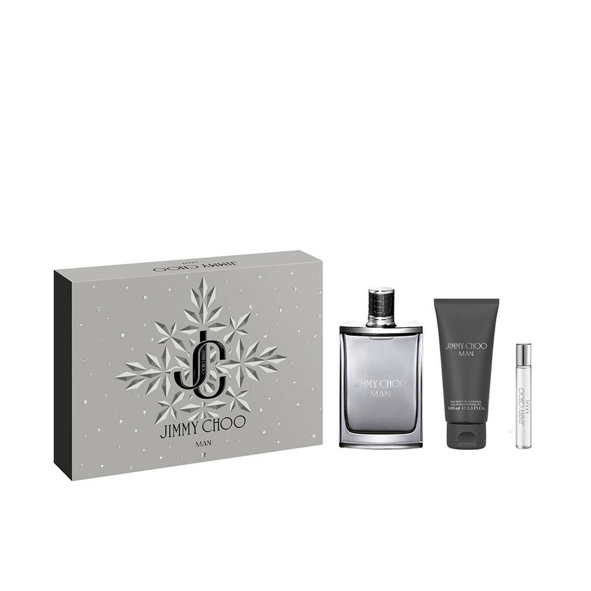 Parfume sæt til mænd Jimmy Choo JIMMY CHOO MAN EDT 3 Dele