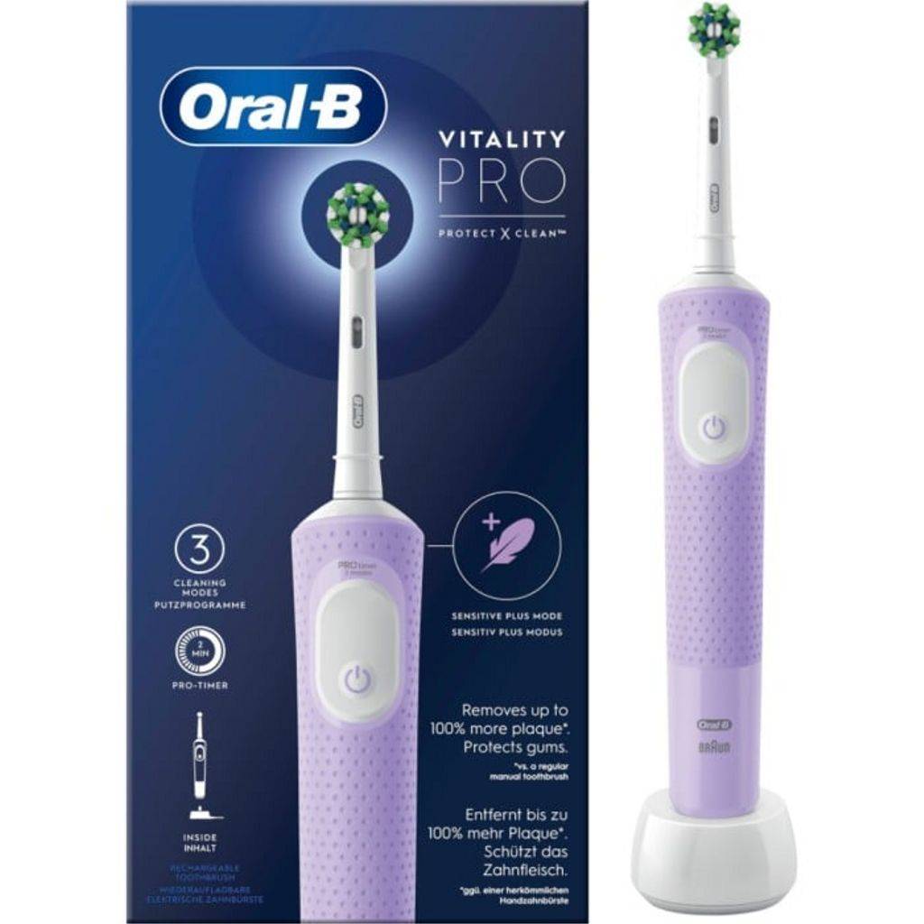 Oral-B Vitality Pro elektrisk tandbørste - lilla/violet