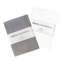 Kosta Linnewäfveri dra-på-lakan i 100% bomullssatin 2-pack