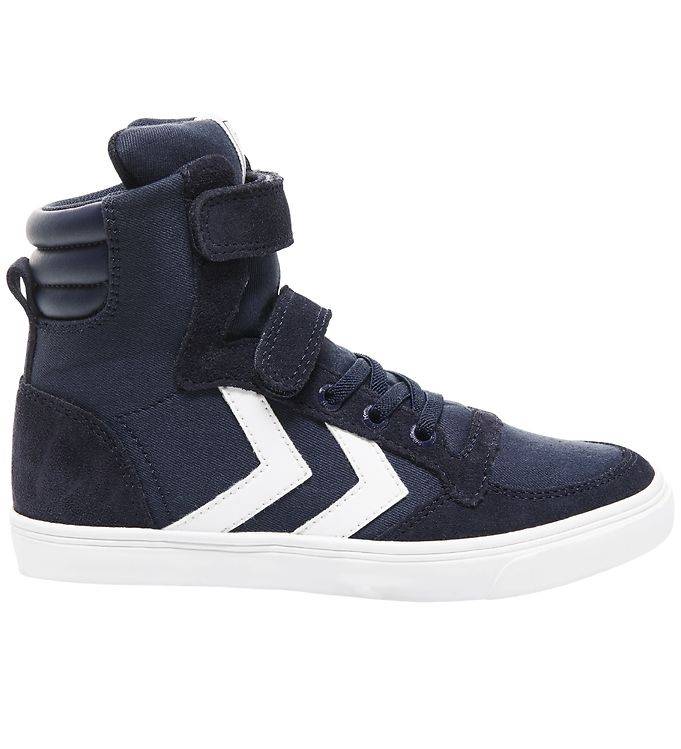 Hummel Kängor - HMLSlimmer Stadil High Jr - Dress Blue - Hummel - 28 - Kängor