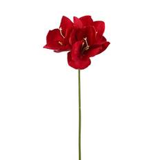Kunstig rød amaryllis – H: 64 cm