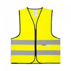 Reflexväst HI-VIS 3M med dragkedja