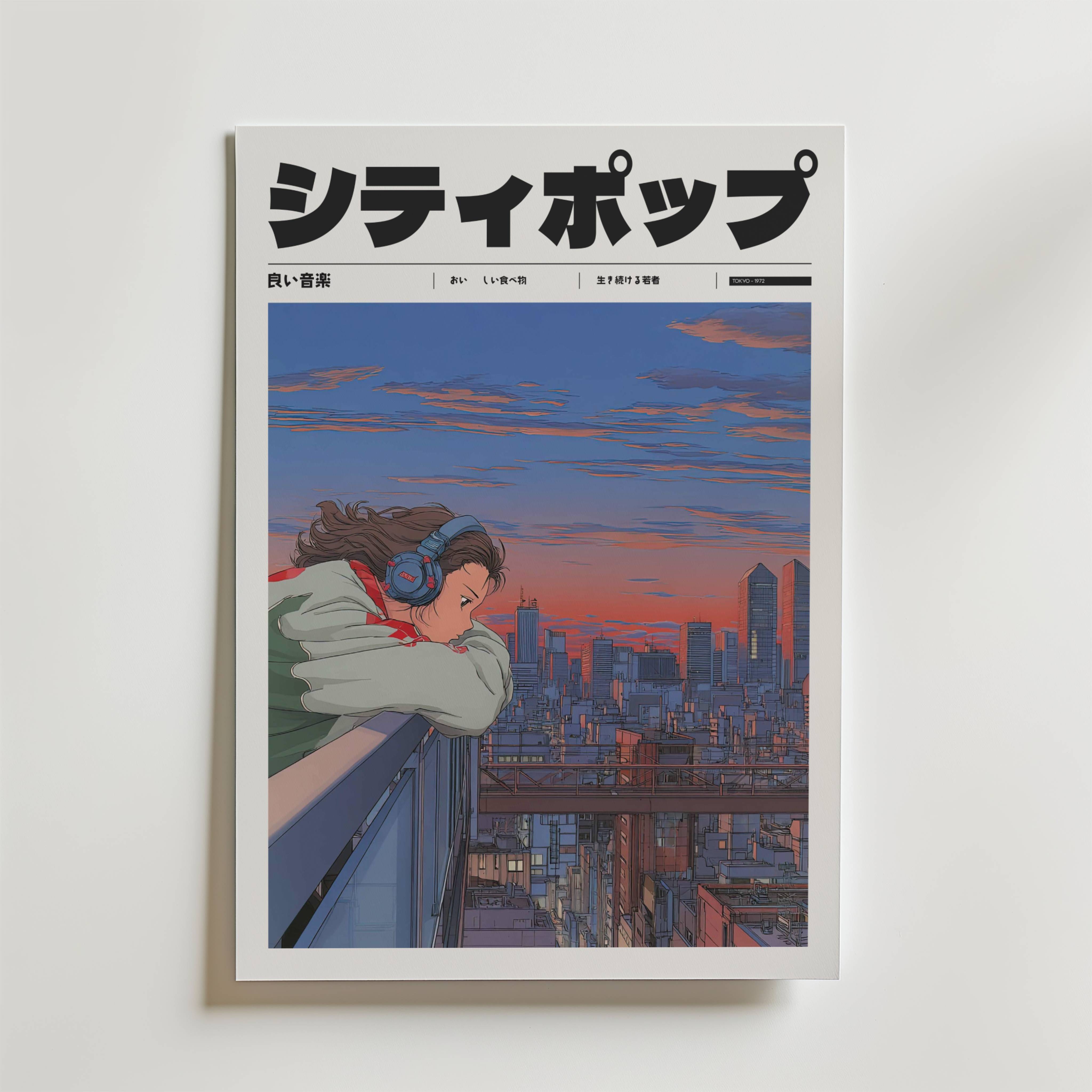 Echoes at Dusk Poster - Premium Canvas 21x30 cm