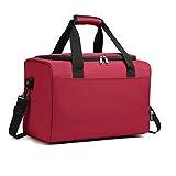 Kono 40x20x25 Under Sätet Hållall Stuga Handbagage Carry-On Resväska 20L (Vinröd)