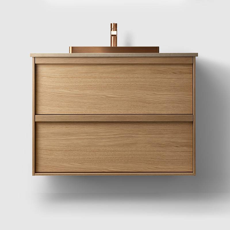 Haven H2 Kommod 80 med stenskiva och nedsänkt tvättställ