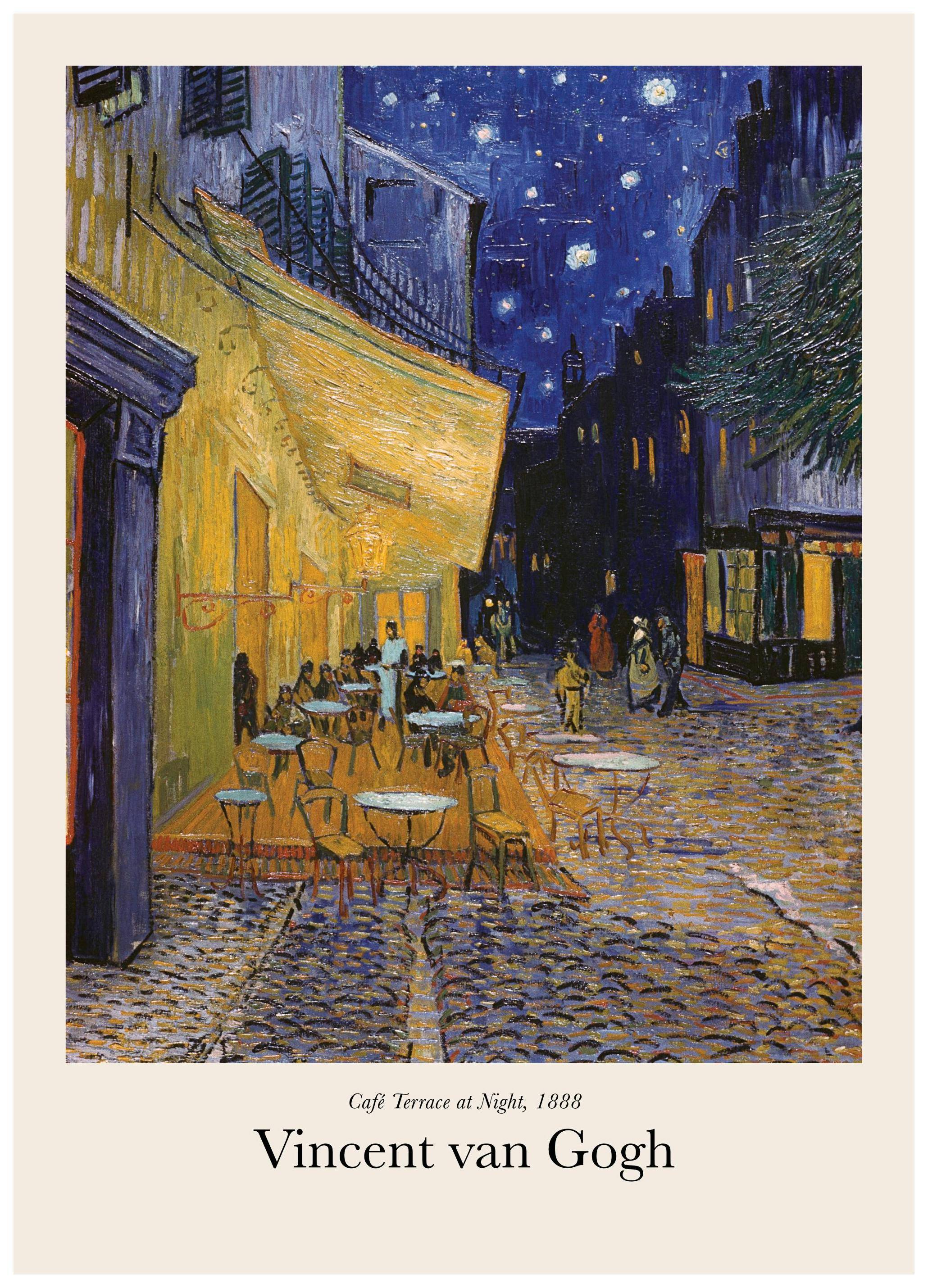 Van Gogh - Café Terrace at Night Poster (30x40 cm)