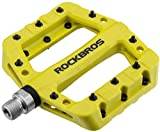 ROCKBROS Cykelpedaler Nylon Komposit Platta Pedaler 9/16 Mountainbikepedaler 3 Bärande Halksäker Vattentät Antidamm