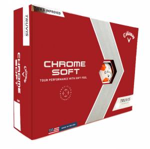 Callaway Chrome Soft 22 Truvis Vit/Orange (1st duss)