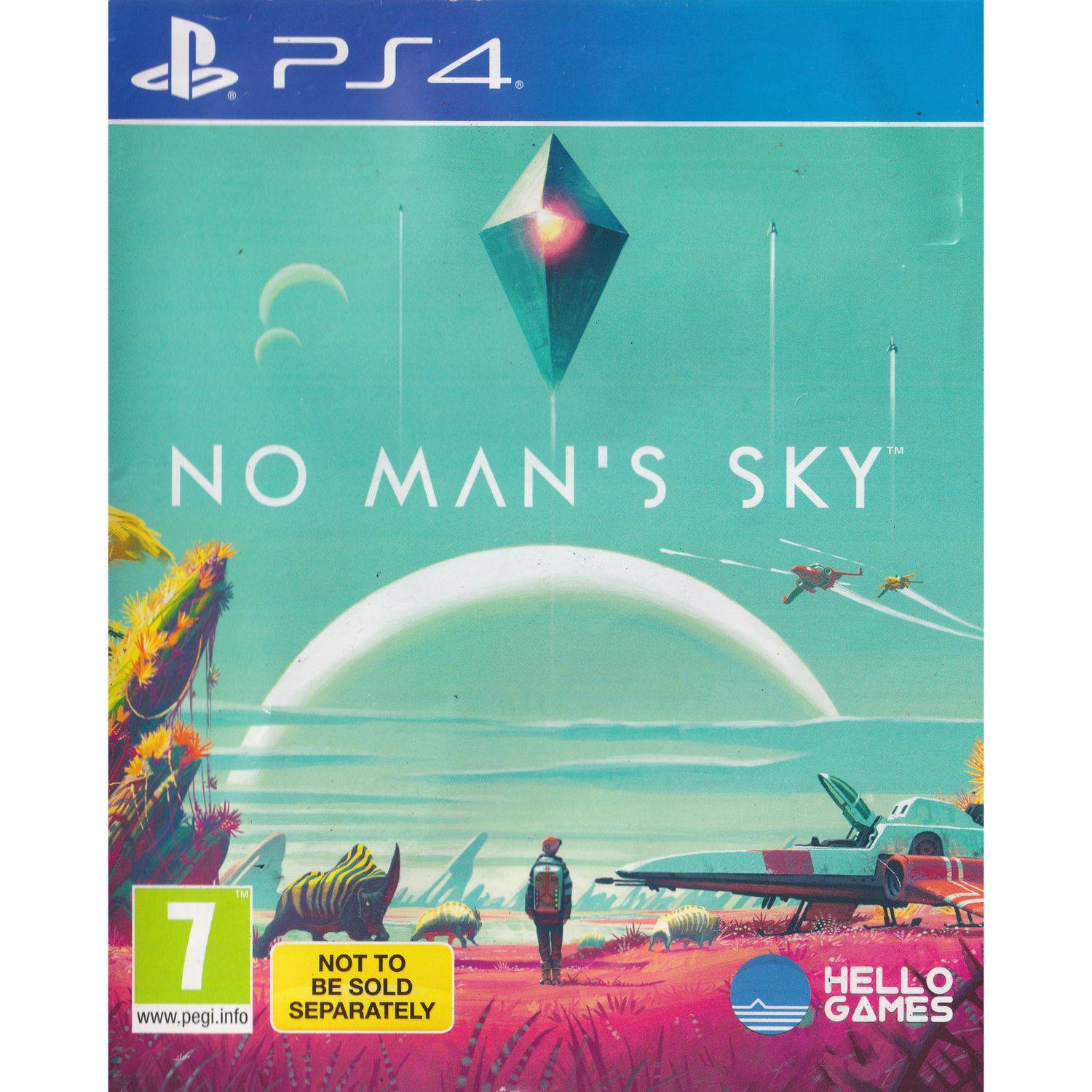 No Mans Sky Playstation 4 PS4 Bundle Copy Nordic (Begagnad)