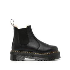 Dr. Martens - 2976 Quad Chelsea-boots - dam - gummi/läder - 7 - Svart