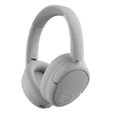 JLab JBuds LUX ANC Smart Aktiva Brusreducerande Hörlurar - Over Ear Trådlösa Hörlurar med Mikrofon, 70+ Timmar Speltid Fällbara Bluetooth Hörlurar med Multipoint & Anpassningsbart Ljud, Moln Vit