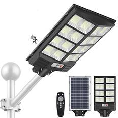 800W Solar LED Street Light, Solar Flood Lights Outdoor IP65 Vattentät, Vägg- Eller Stolpfäste För Trädgård, Trädgård, Stig, Parkering