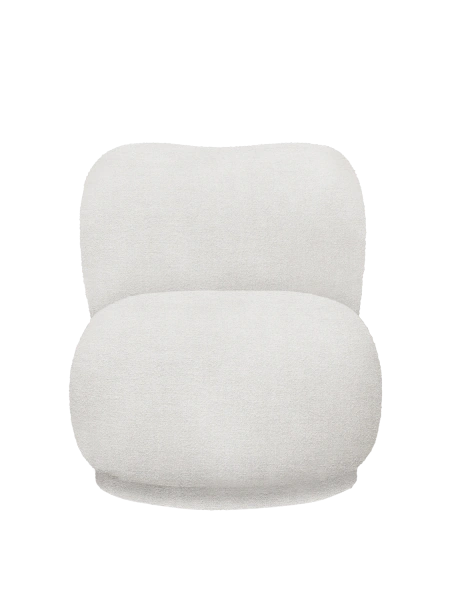 Rico Lounge Chair Piccolo fra Ferm Living Bouclé Off-white - Jacobsen Plus
