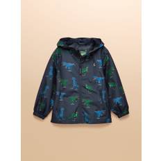 Joules Joules Boys' Rainwell vandtæt regnfrakke med hætte