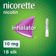 Nicorette® Inhalator Til Rygestop - Nicorette - 18 stk / 10 mg - Lægemiddel