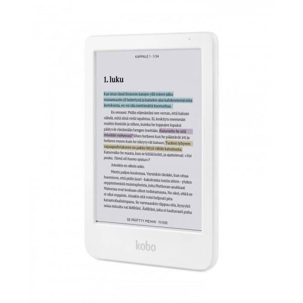 Kobo Clara Colour e-bokläsare, vit