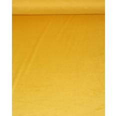 Gul - Blød velour til boligen - 100% Polyester
