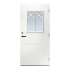Ytterdörr Bryssel - med glas 8x21 Högerhängd