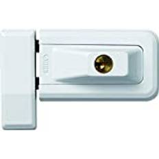 ABUS Fenster-Zusatzsicherung 3030 - Schwenkbares Sicherheitsschloss für Fenster und Türen, verschiedenschließend - ABUS-Sicherheitslevel 6 - 02200 - Weiß