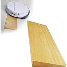 Dörrtröskel ramp av trä, robotromper, trottoarramp, dammsugarrobot ramp, ramp robotrobotdammsugare, tröskelramp, ramp dörrtröskel, rullstolsramp, 80 x 25 x 5 cm