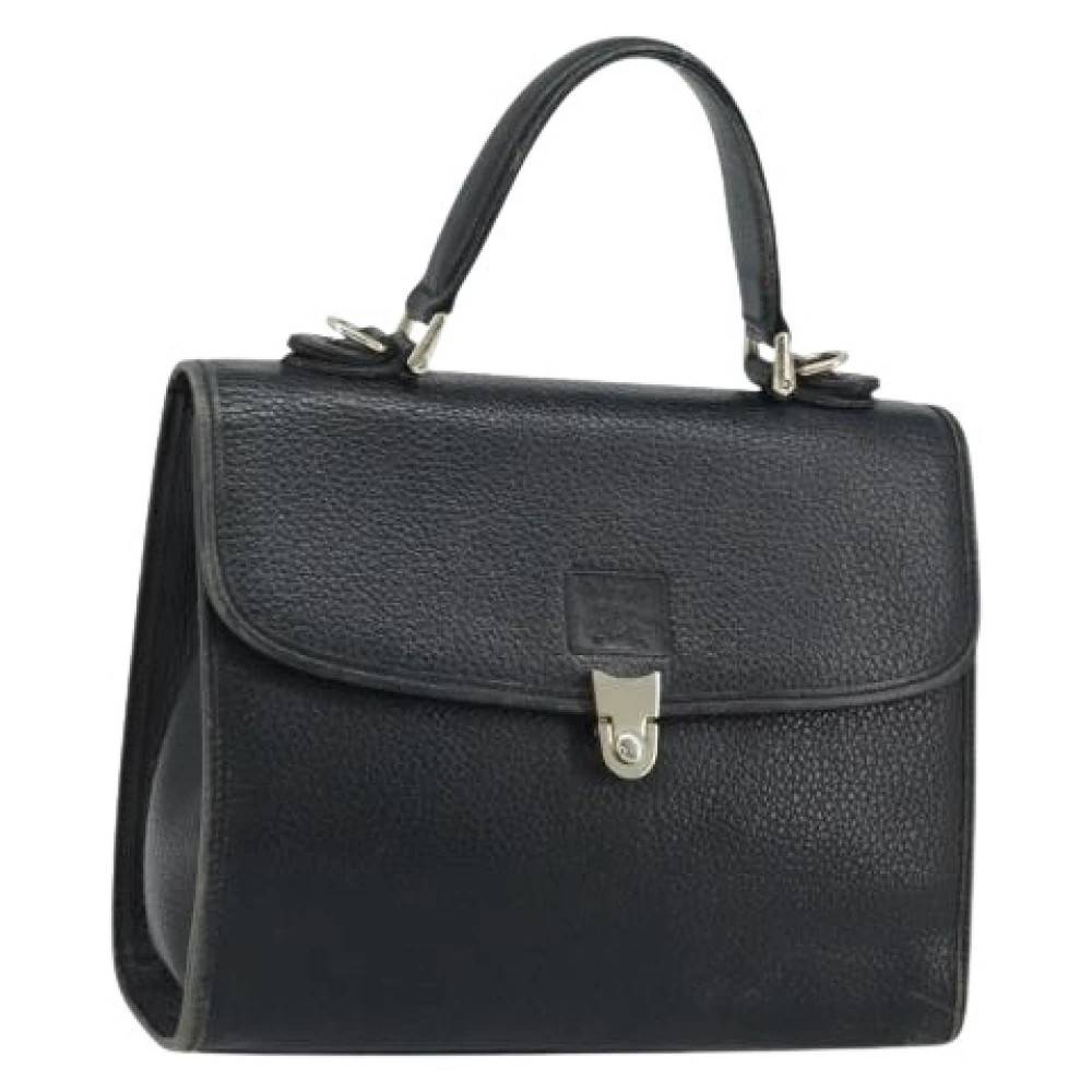 Burberry Vintage Pre-owned Håndtaske - Vintage - Dame - Sort - ONE SIZE - Læder