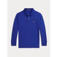 Polo Ralph Lauren Polo Ralph Lauren Blue Boys Long Sleeve Cotton Pique Polo Shirt