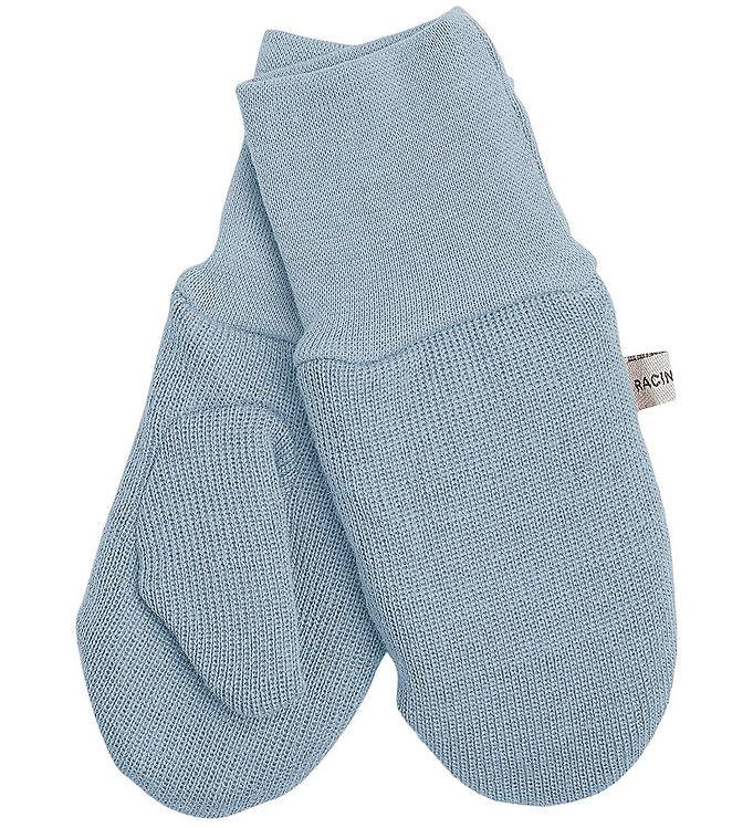 Racing Kids Luffer - Uld/Polyester - Lyseblå - Racing Kids - 4-6 år (104-116) - Vanter/Luffer