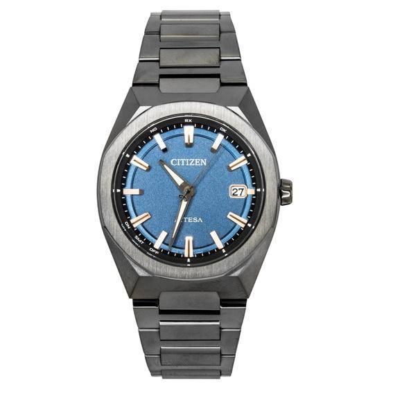 Citizen Attesa ACT Line Super Titanium Blue Dial Eco-Drive CB3045-61L 100M Men's Watch blå