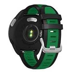 AISPORTS Kompatibel med Garmin Venu 2 Plus/Venu/Venu Sq 2/Venu Sq rem silikon, 20 mm snabbfrigörande klockarmband armband ersättningsrem för Garmin Vivomove 3/HR/Luxe/Sport/Style/Trend