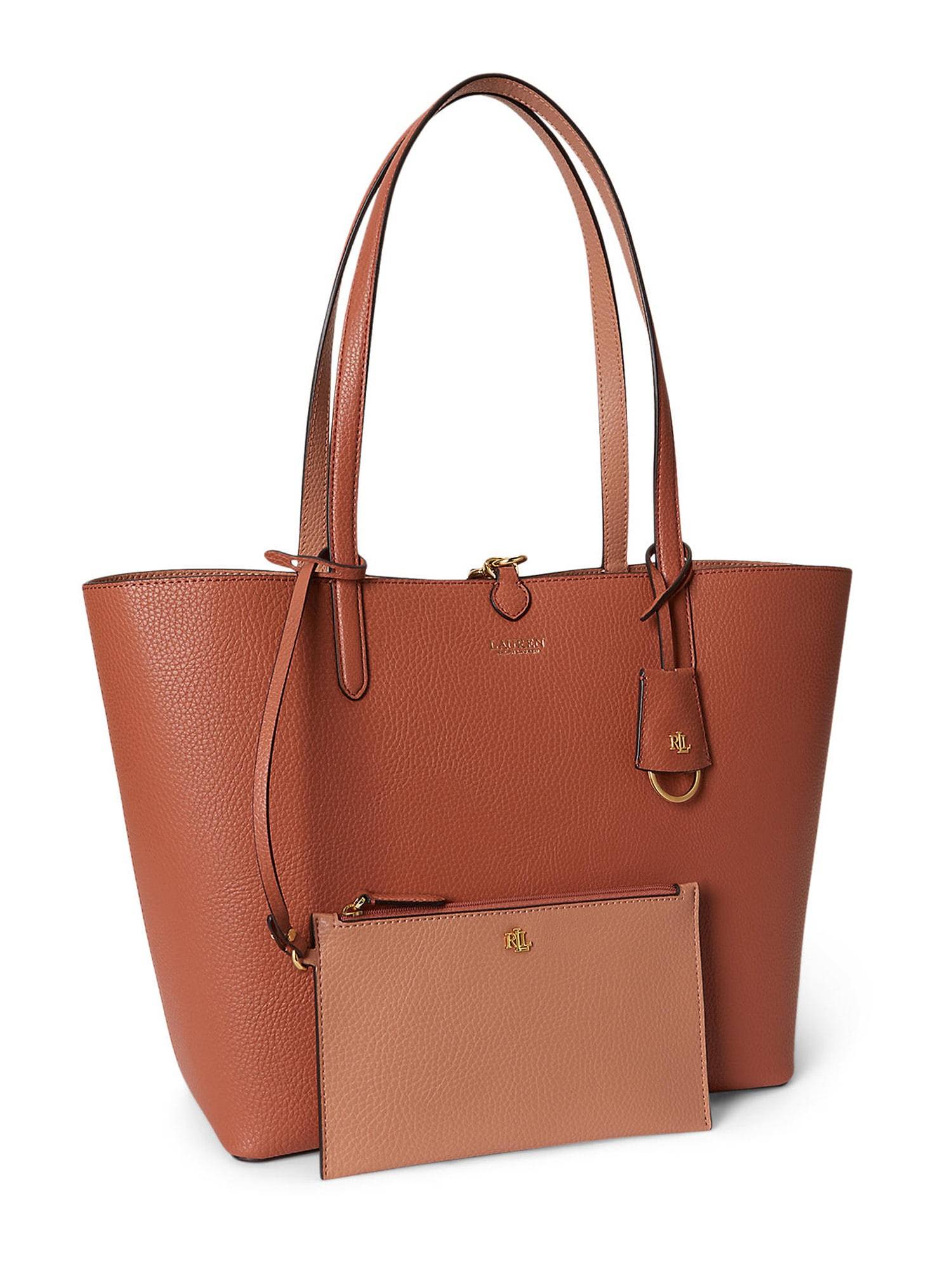 Lauren Ralph Lauren Shopper orangerød