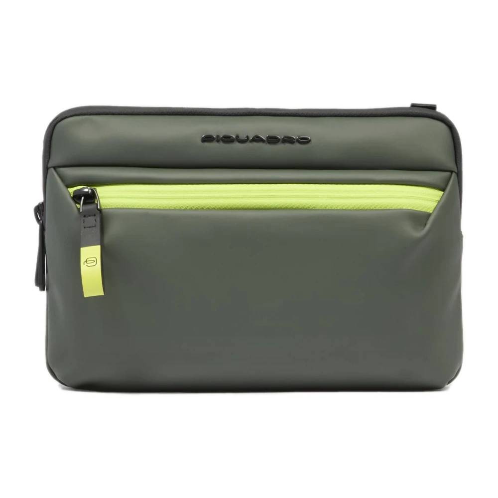 Piquadro Clutch til iPad mini - Tasker- Herre - Grøn - ONE SIZE - Uld