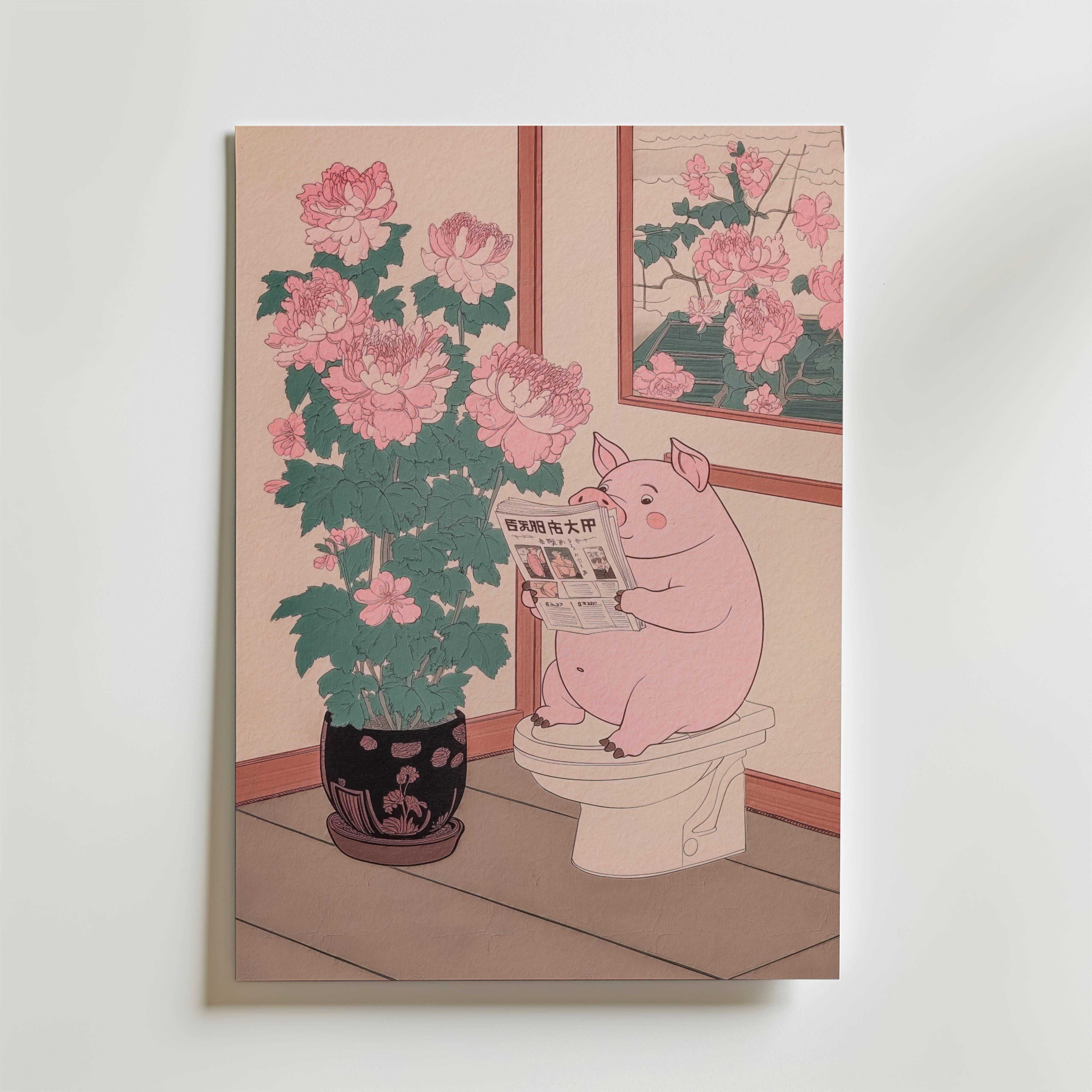 Serenity In Bloom Poster - Fine Art Poster 21x30 cm