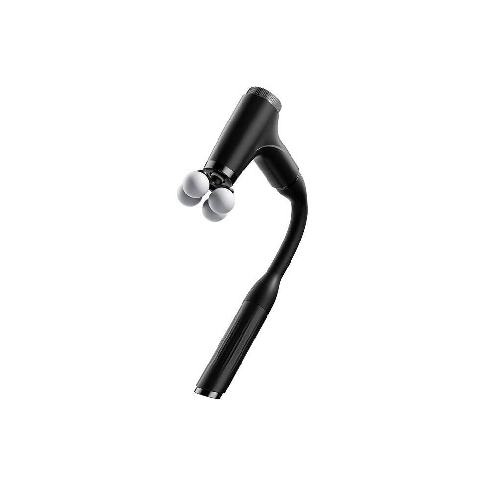 (white) Curved Head Fascia Gun Multi-function Muscle Massager for Neck Waist Back Legs Relaxation Electric Deep Tissue Massage Gun